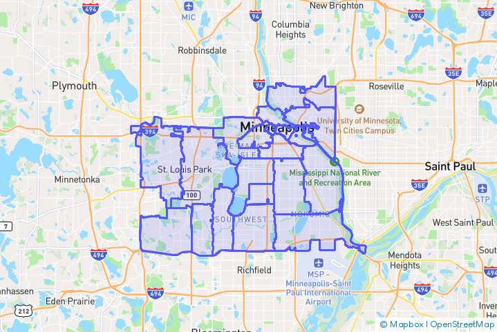 Service Area Map