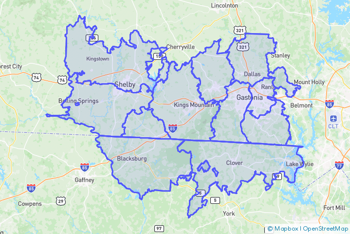 Service Area Map