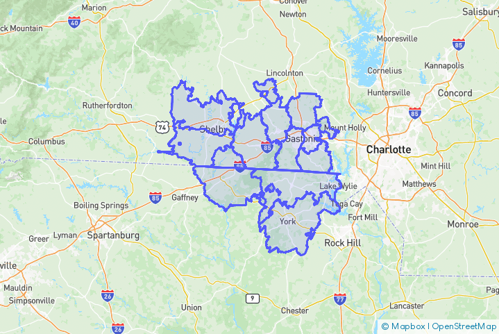 Service Area Map