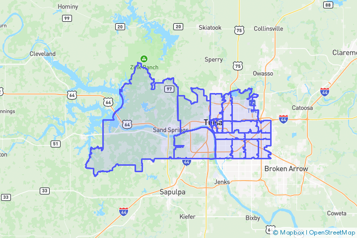Service Area Map