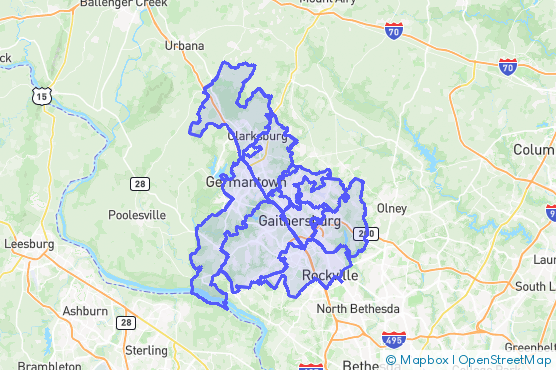 Service Area Map