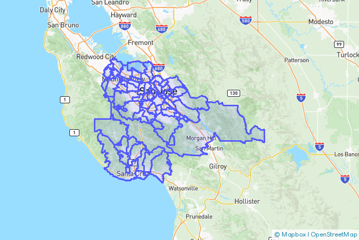 Service Area Map