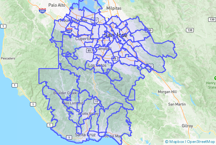 Service Area Map