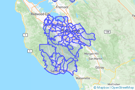 Service Area Map