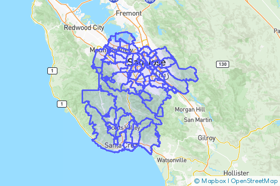 Service Area Map