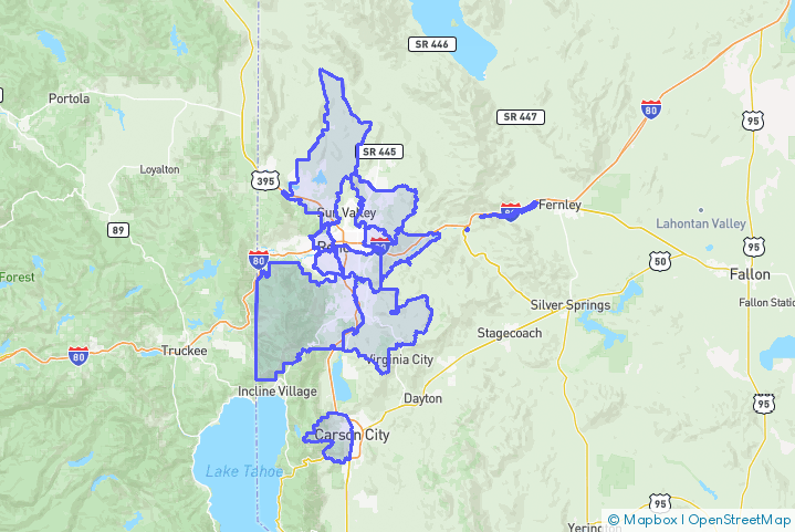 Service Area Map