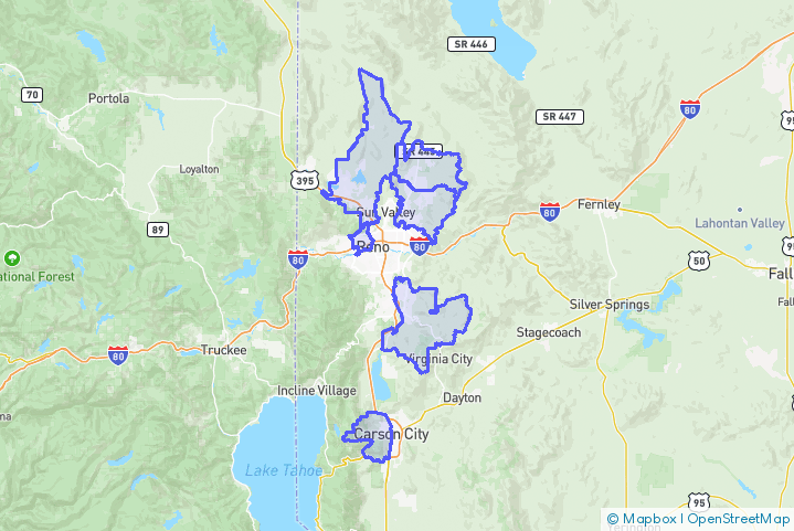 Service Area Map