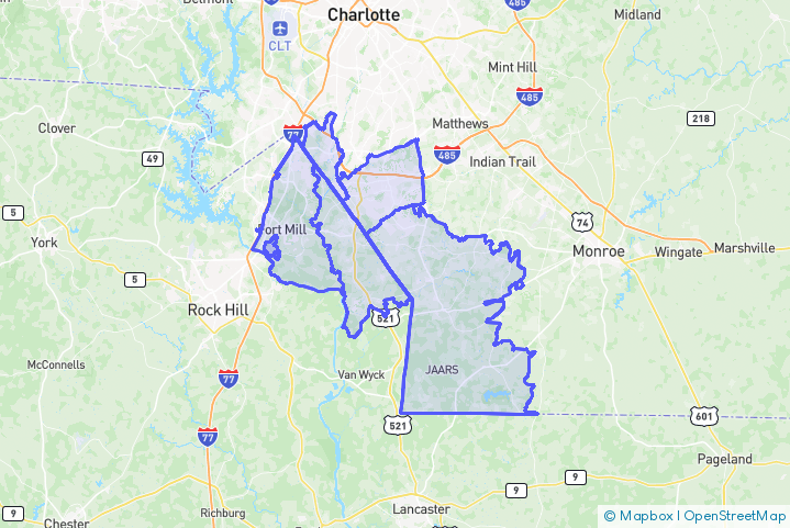 Service Area Map