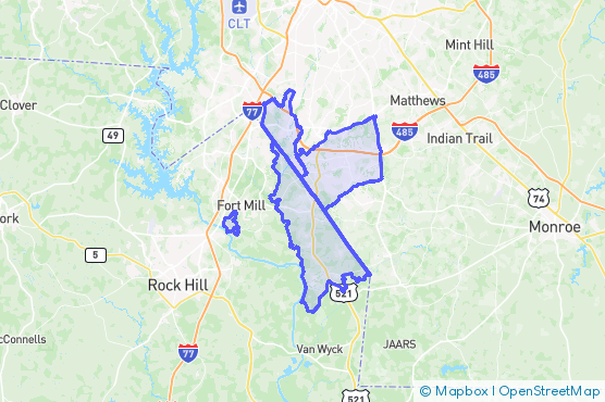 Service Area Map
