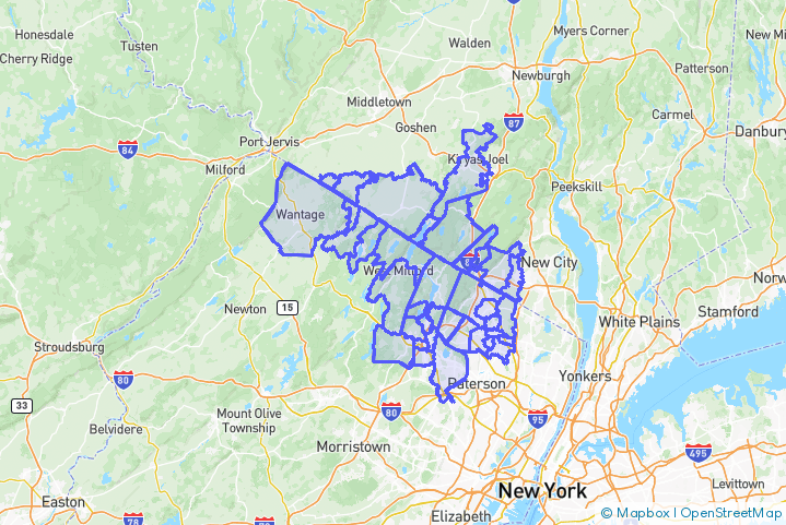 Service Area Map