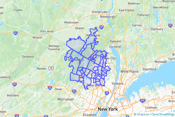 Service Area Map