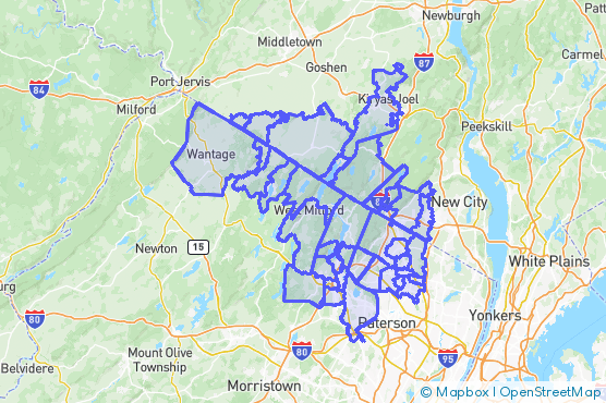 Service Area Map