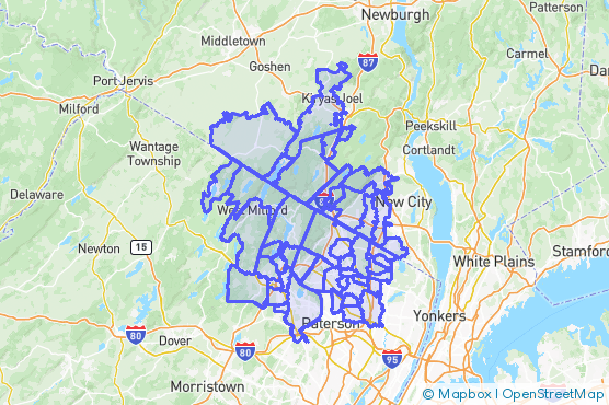 Service Area Map