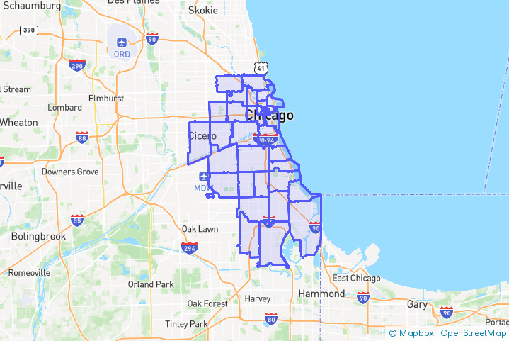 Service Area Map