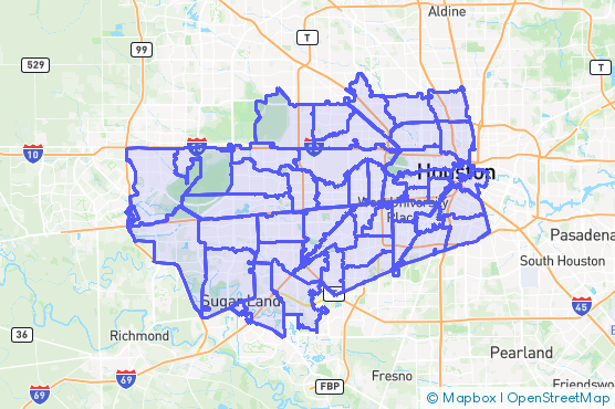 Service Area Map
