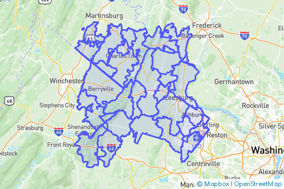 Service Area Map