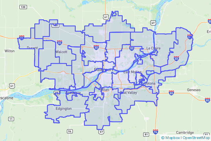Service Area Map