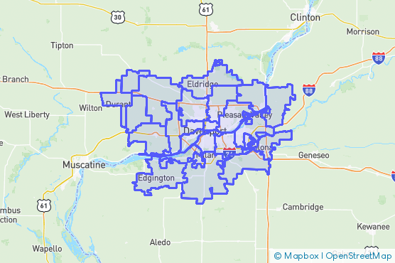 Service Area Map