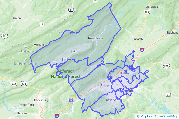 Service Area Map