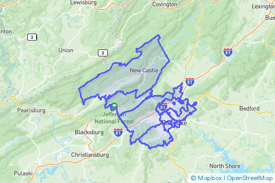 Service Area Map