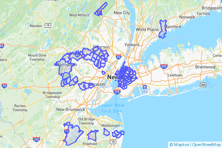Service Area Map