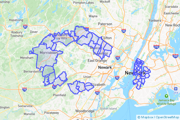 Service Area Map