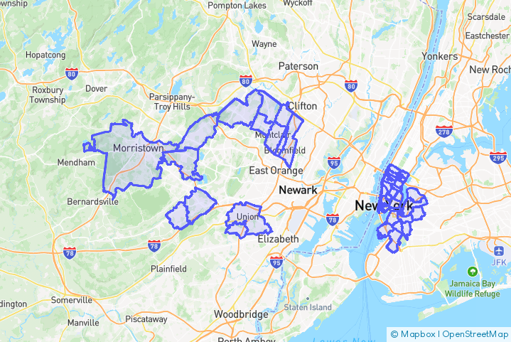 Service Area Map