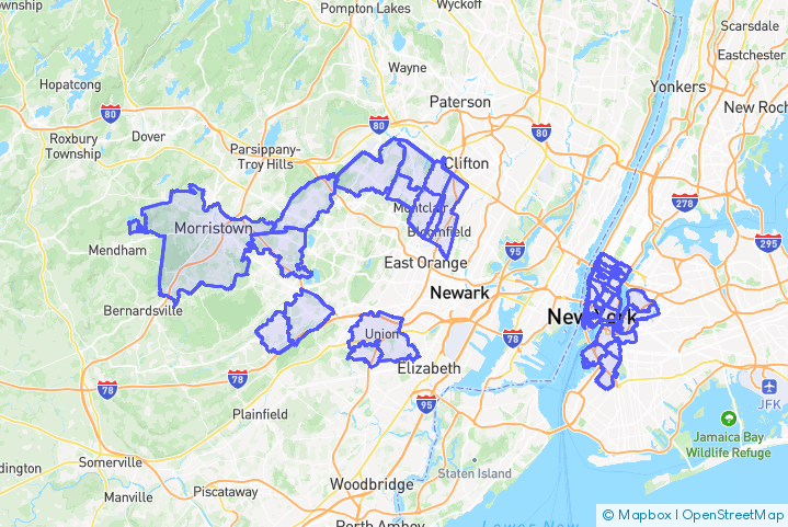 Service Area Map