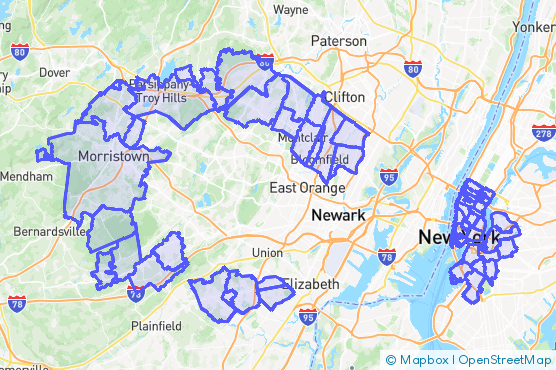 Service Area Map