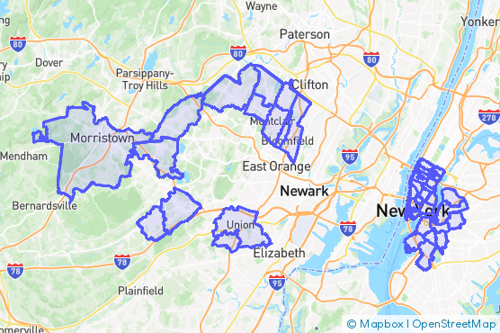 Service Area Map