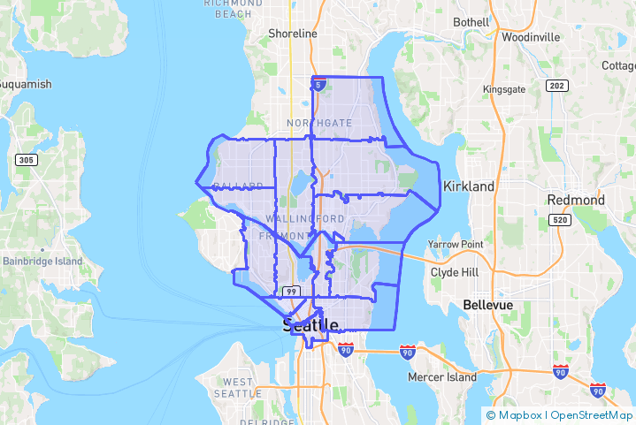 Service Area Map