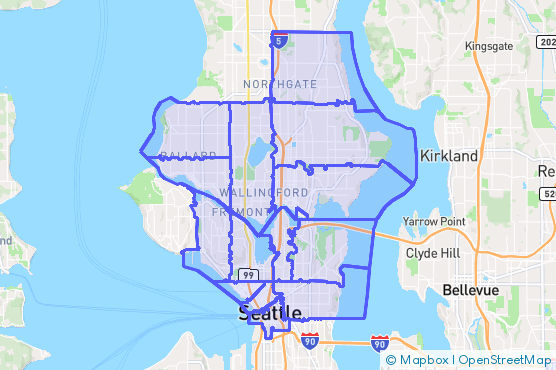 Service Area Map