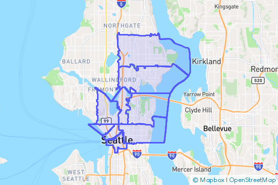 Service Area Map