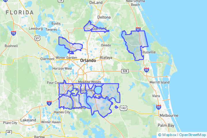 Service Area Map