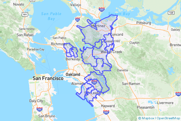 Service Area Map