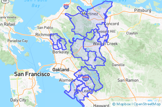 Service Area Map