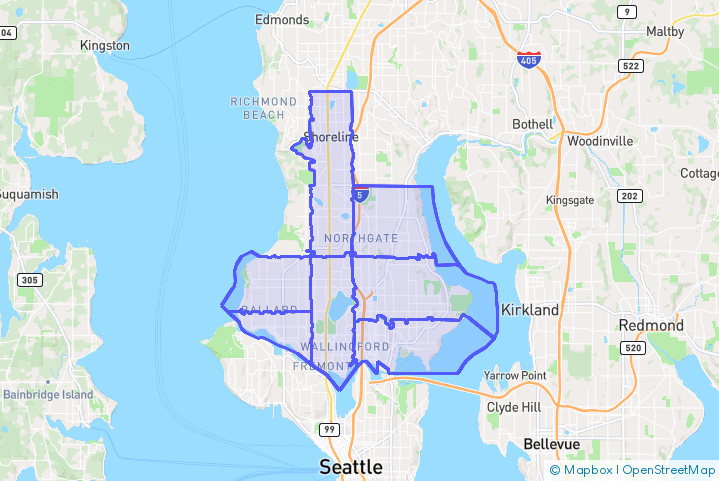 Service Area Map