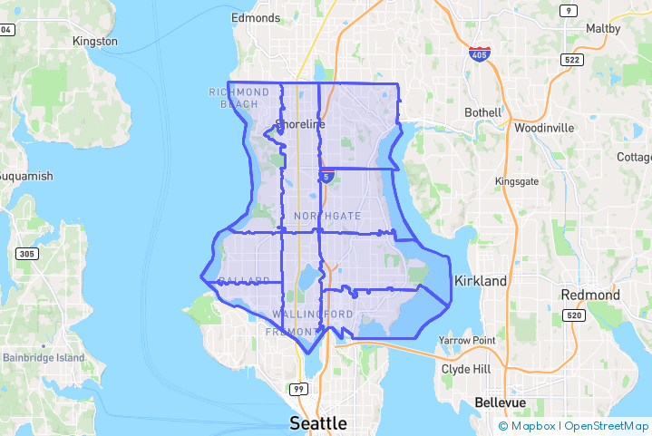 Service Area Map