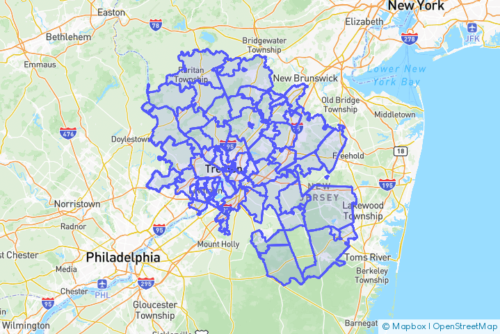 Service Area Map