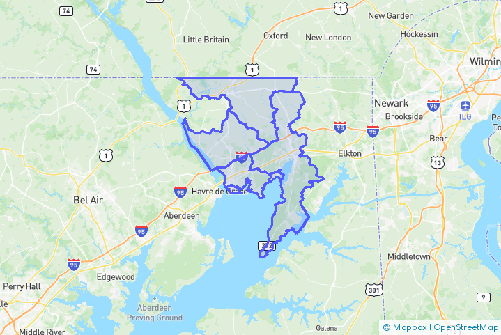 Service Area Map