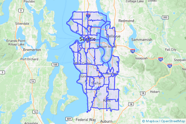 Service Area Map