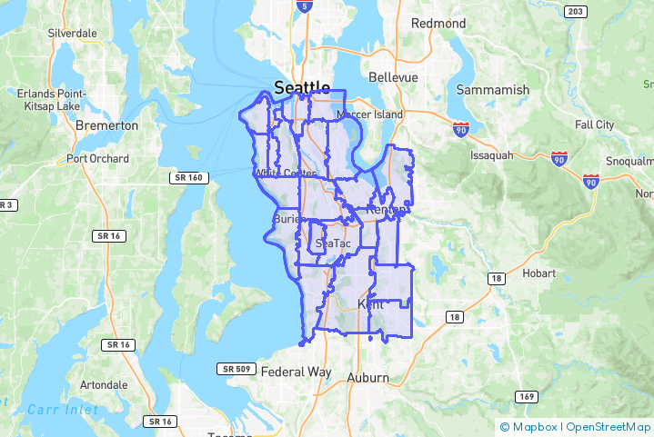 Service Area Map
