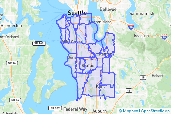 Service Area Map