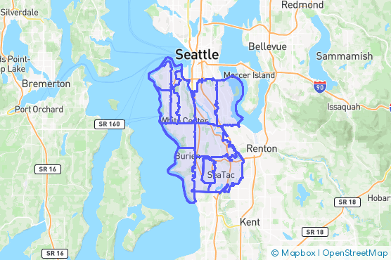 Service Area Map