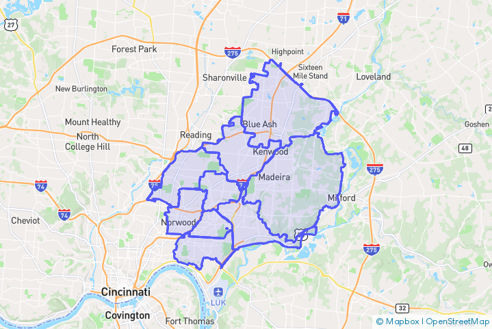 Service Area Map