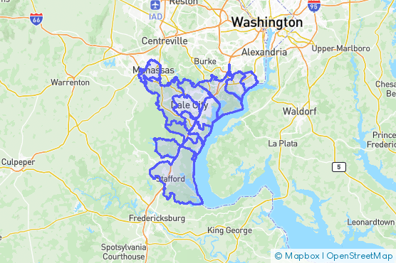 Service Area Map