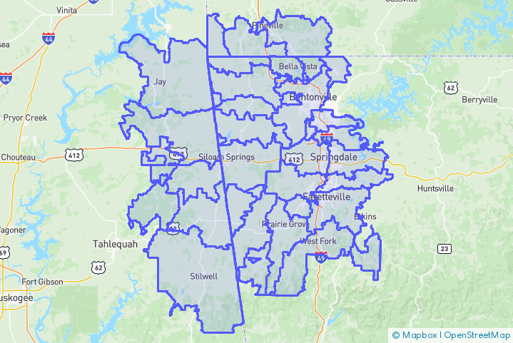 Service Area Map
