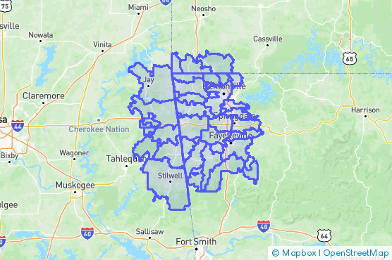 Service Area Map