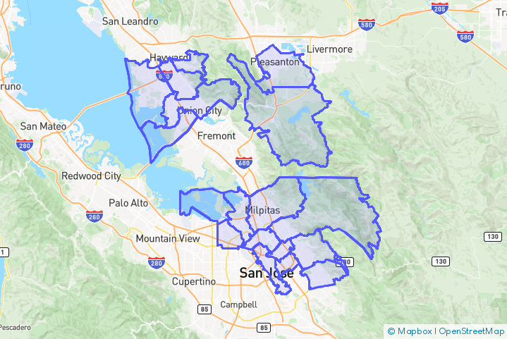Service Area Map