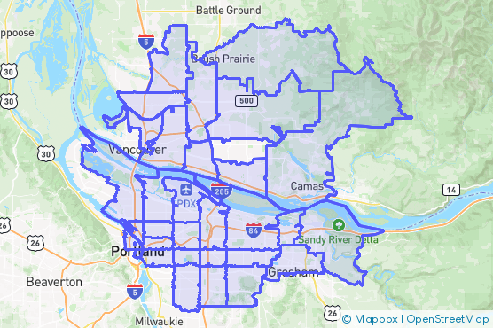 Service Area Map